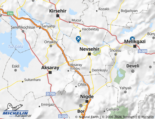 Carte MICHELIN Acıgöl - ViaMichelin