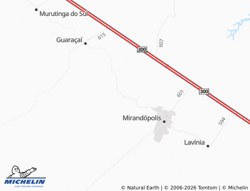 Mapa MICHELIN Amandaba - ViaMichelin