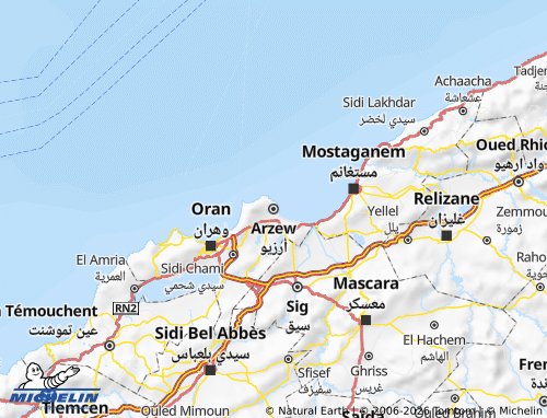 Carte MICHELIN Arzew - ViaMichelin