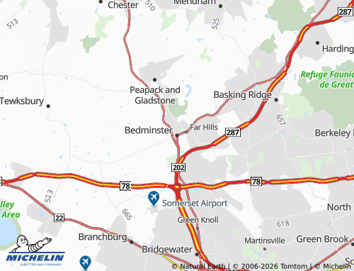 Mappa MICHELIN Bedminster - ViaMichelin