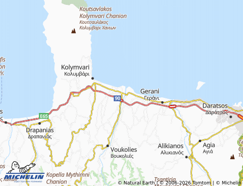 Carte MICHELIN Tavronitis - ViaMichelin