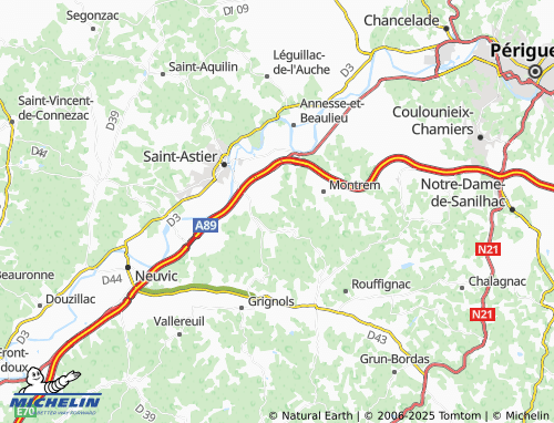 Carte MICHELIN Pinet - ViaMichelin