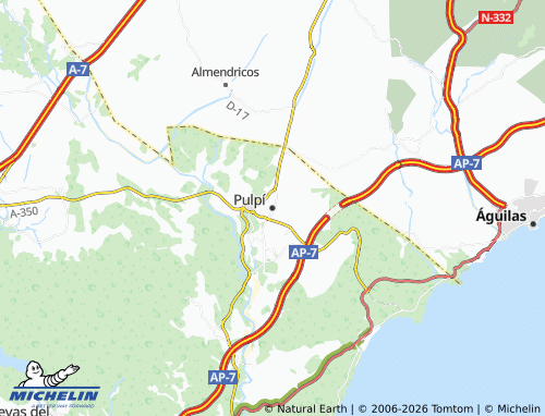 Mappa MICHELIN Pulpí - ViaMichelin