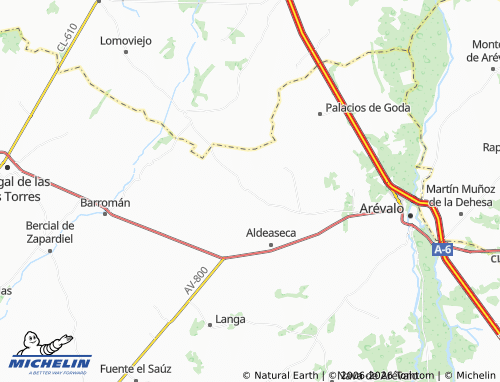 Mappa MICHELIN Sinlabajos - ViaMichelin