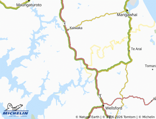 Mapa MICHELIN Topuni - ViaMichelin