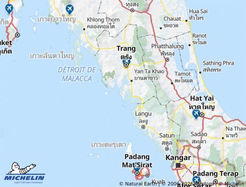 Mapa MICHELIN Amphoe Hat Samran - ViaMichelin
