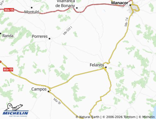 Mapa MICHELIN Son Mesquida - ViaMichelin