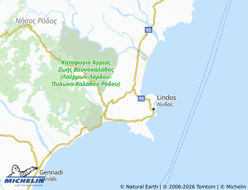Carte MICHELIN Pylonas - ViaMichelin