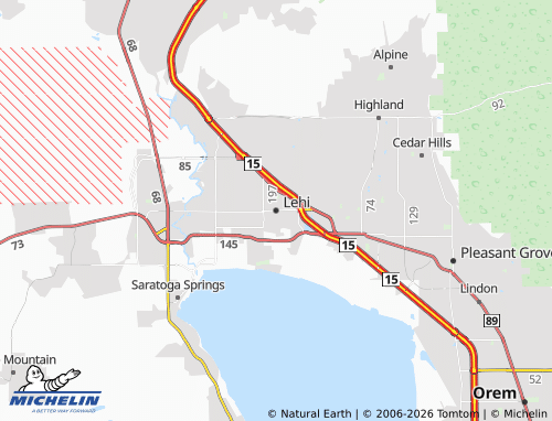 Mappa MICHELIN Lehi - ViaMichelin