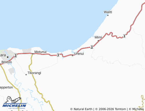 MICHELIN Urenui map - ViaMichelin
