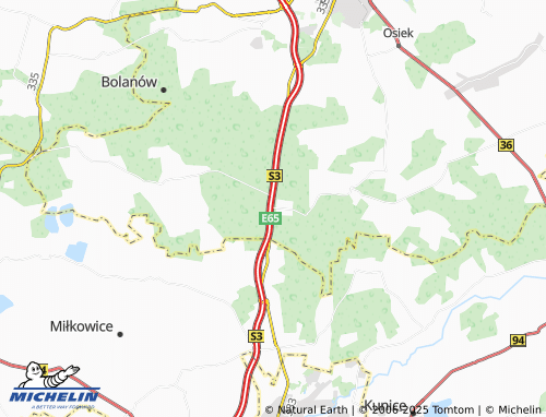 MICHELIN Karczowiska map - ViaMichelin