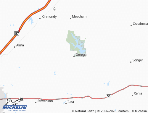 Mappa MICHELIN Omega - ViaMichelin