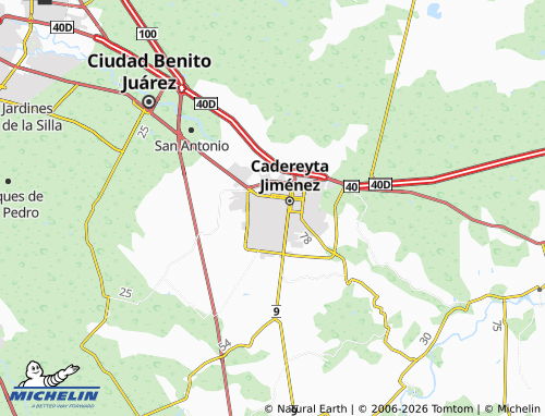 MICHELIN Galindo Ampliación map - ViaMichelin