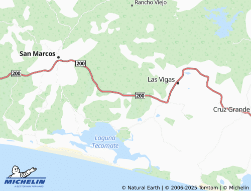 MICHELIN Caridad map - ViaMichelin