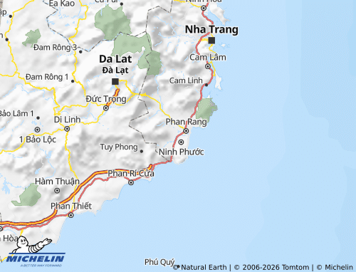 Mappa MICHELIN Ninh Phước - ViaMichelin