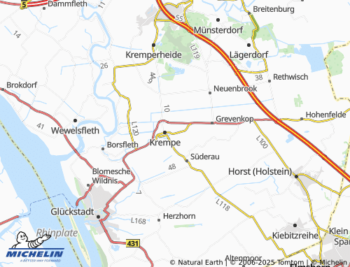 MICHELIN Grevenkoperriep map - ViaMichelin