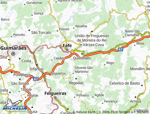 Mapa MICHELIN Serrinha - ViaMichelin