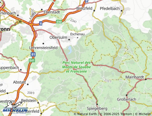 Mapa MICHELIN Reisach - ViaMichelin