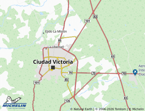 Mappa MICHELIN Barrio de Pajaritos, Sector Palomas - ViaMichelin