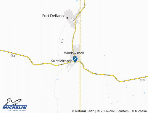 Mapa MICHELIN Window Rock - ViaMichelin