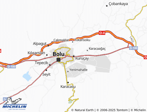 MICHELIN Kuruçay map - ViaMichelin