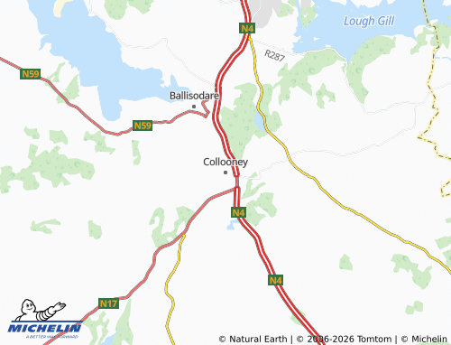 Mapa MICHELIN Collooney - ViaMichelin