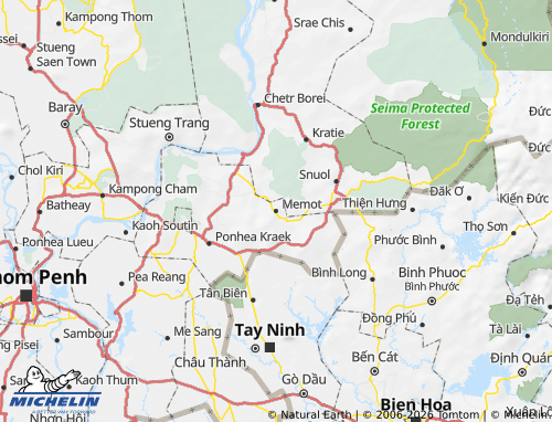 Mapa MICHELIN Memot - ViaMichelin