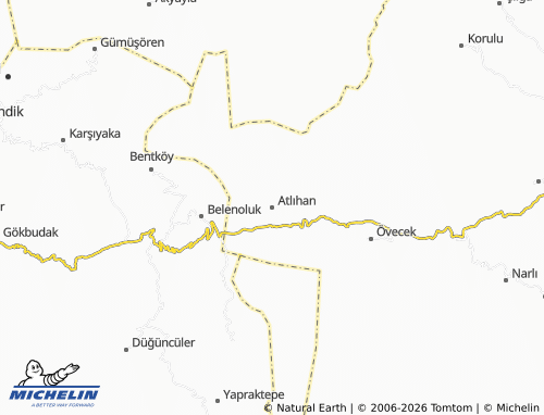 Mappa MICHELIN Atlıhan - ViaMichelin