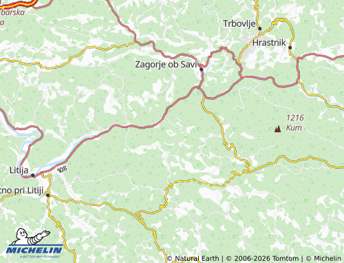 Carte MICHELIN Ravne - ViaMichelin