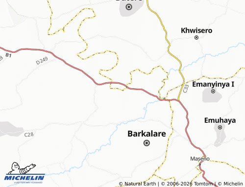 Mappa MICHELIN Nyamwara - ViaMichelin