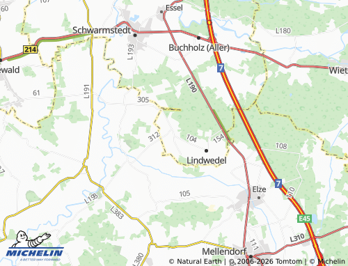MICHELIN Hope map - ViaMichelin