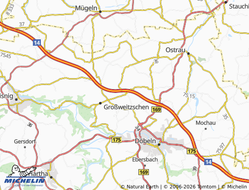 Mapa MICHELIN Mockritz - ViaMichelin