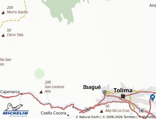 MICHELIN Pico de Oro map - ViaMichelin
