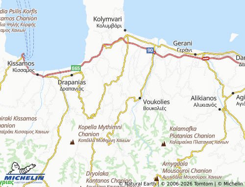 MICHELIN-Landkarte Glossa - ViaMichelin