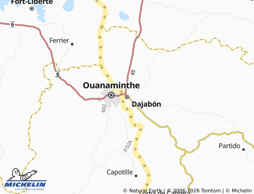 MICHELIN Dajabón map - ViaMichelin
