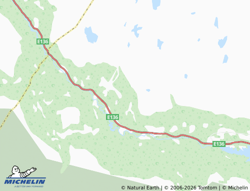MICHELIN-Landkarte Sjenstadberget - ViaMichelin