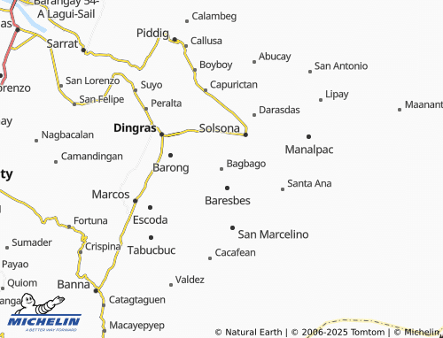 MICHELIN Bagbago map - ViaMichelin