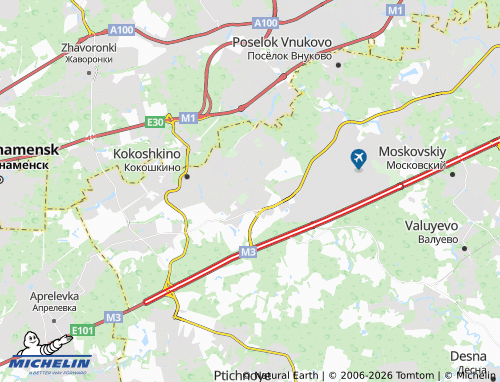 Carte MICHELIN Marushkino - ViaMichelin