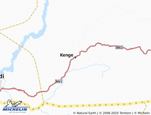 MICHELIN Kenge map - ViaMichelin