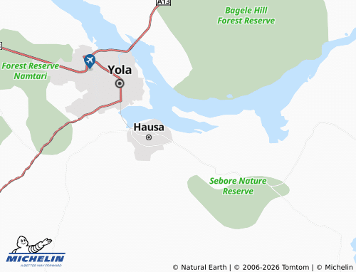 Mapa MICHELIN Chekke - ViaMichelin