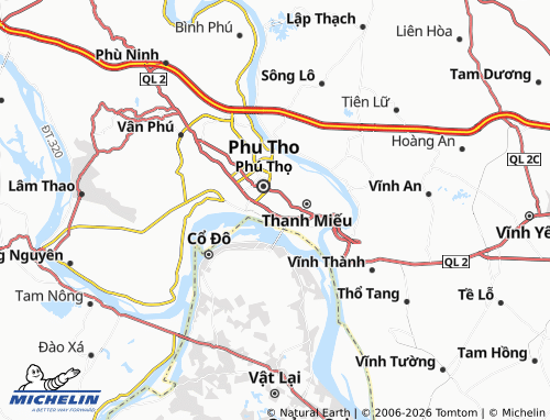 Mapa MICHELIN Tiên Cát - ViaMichelin