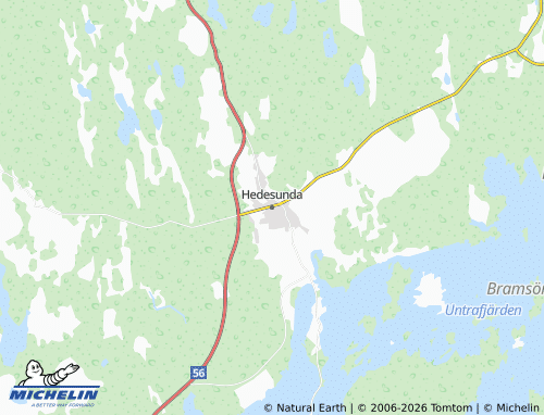 Mappa MICHELIN Hedesunda - ViaMichelin