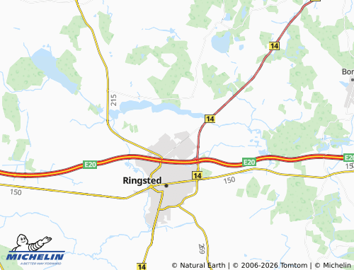 MICHELIN Benløse map - ViaMichelin