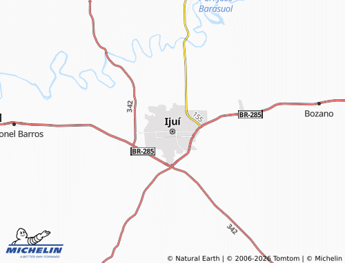 Mapa MICHELIN Ijuí - ViaMichelin
