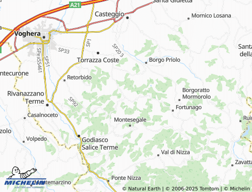 Mappa MICHELIN Schizzola - ViaMichelin