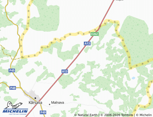 Mapa MICHELIN Nesteri - ViaMichelin