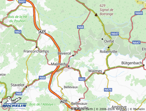 MICHELIN Bevercé map - ViaMichelin
