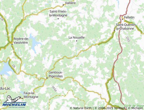 MICHELIN Les Maisons map - ViaMichelin