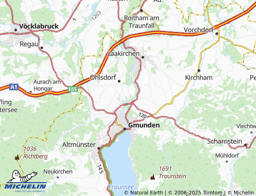MICHELIN-Landkarte Holzhäuseln - ViaMichelin