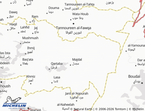 MICHELIN-Landkarte Aqourah - ViaMichelin
